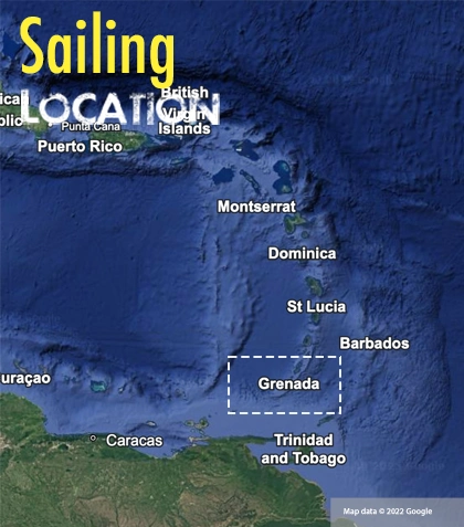 Grenada race week area map