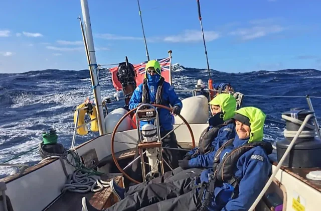 navegando por el golfo de vizcaya