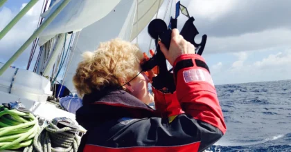 Sextant mid atlantic ocean