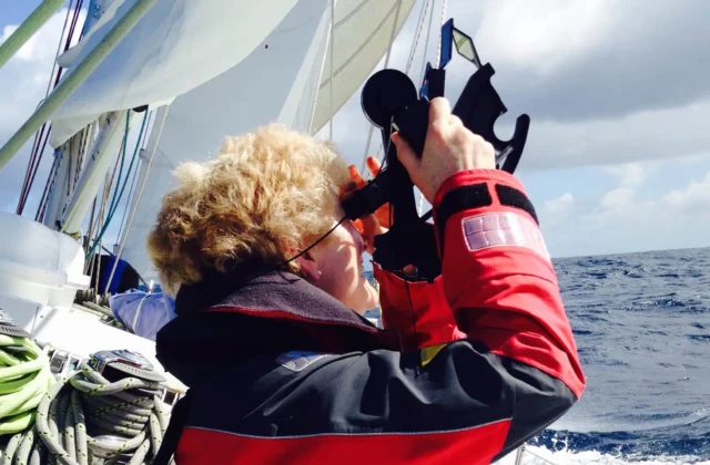 Sextant mid atlantic ocean