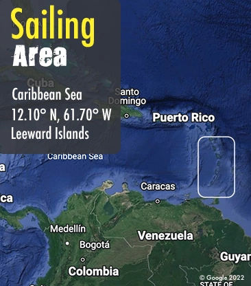 RORC Caribbean 600 area map