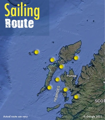 St kilda sailing route map