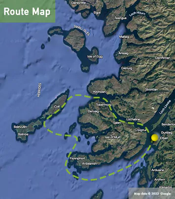 Mull sailing route