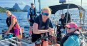 sailing crew in caribbean