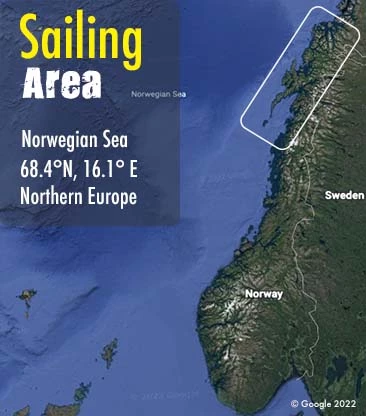 lofotens sailing area map