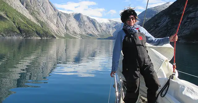 Yacht and crew in Norway