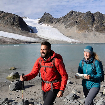 hiking in svalbard