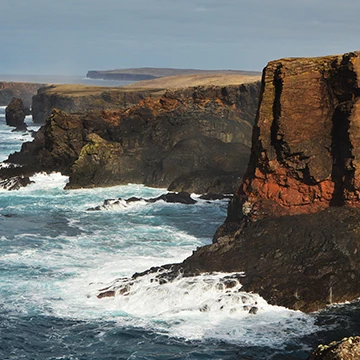 shetland cliffs