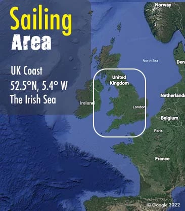 Sailing mile builder scotland to england area map