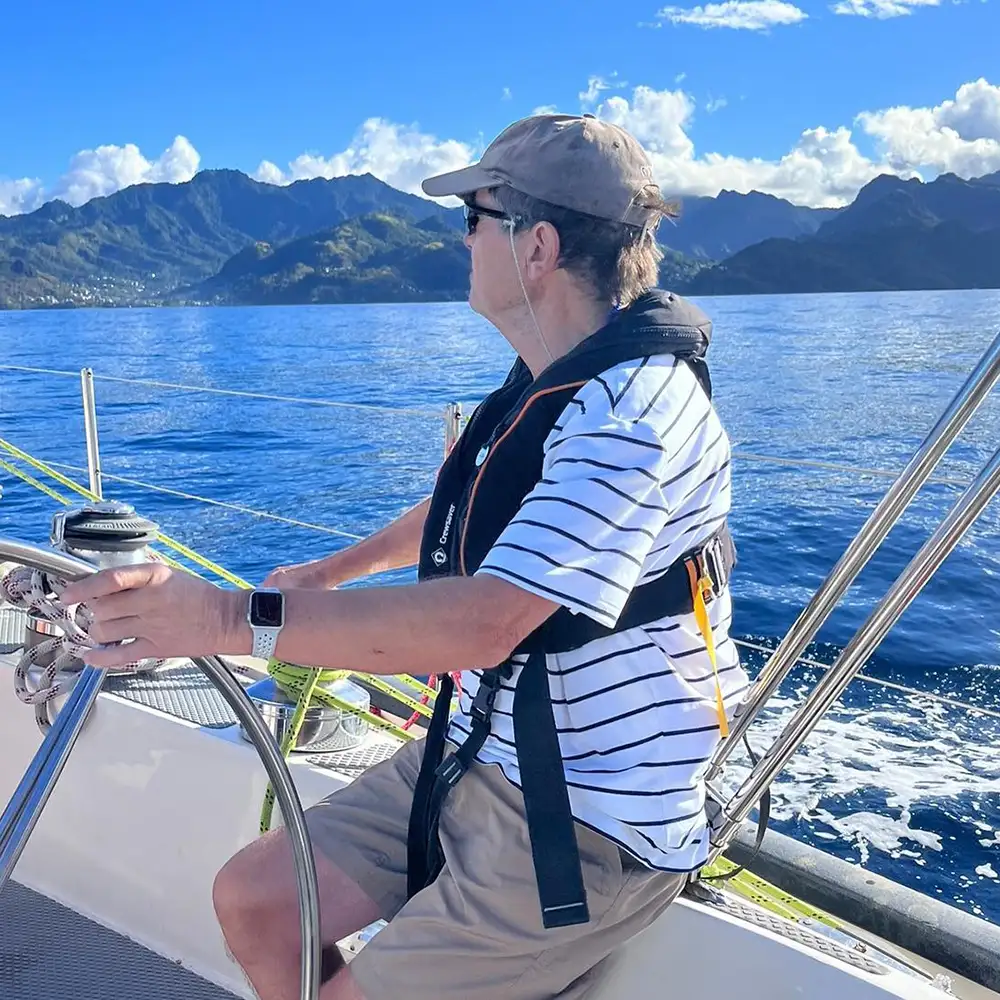 arriving in the caribbean under sail