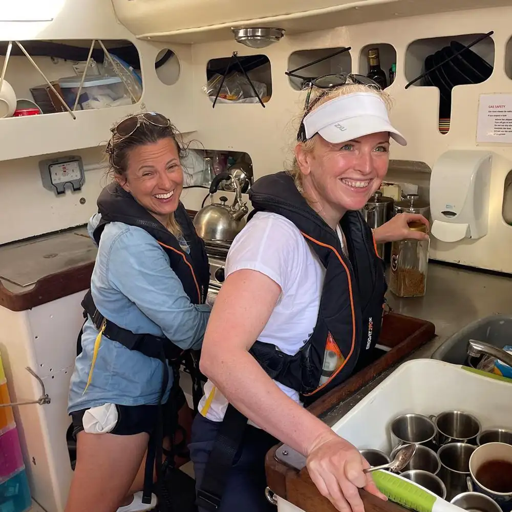 cooking at sea