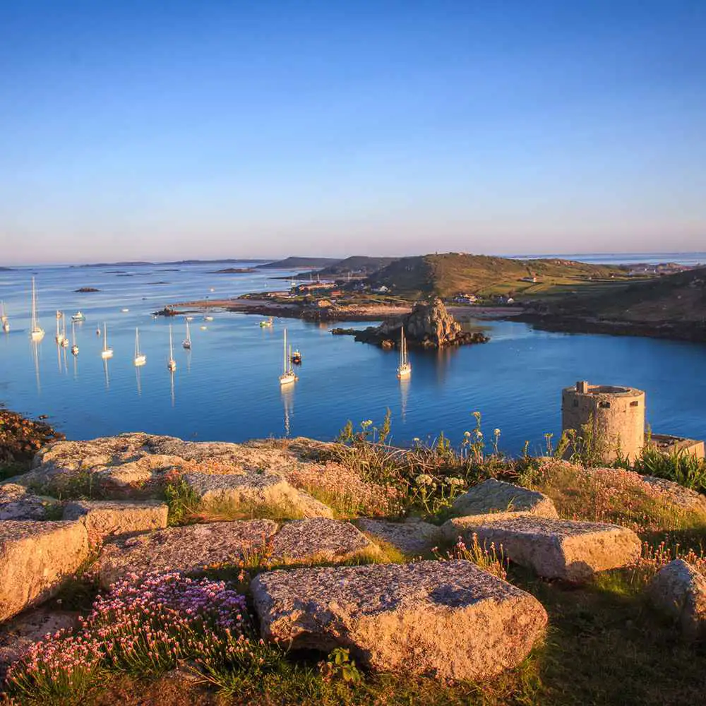 Tresco anchorage