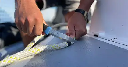 sailing boat knife