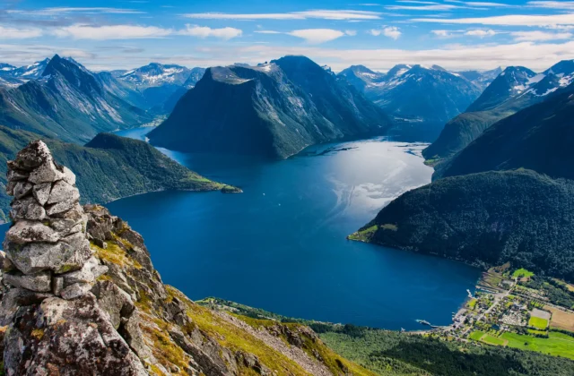 Norway's fjords and mountains