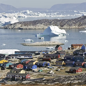 Icebergs in Greenland