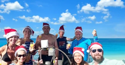 christmas sailing holiday in the caribbean