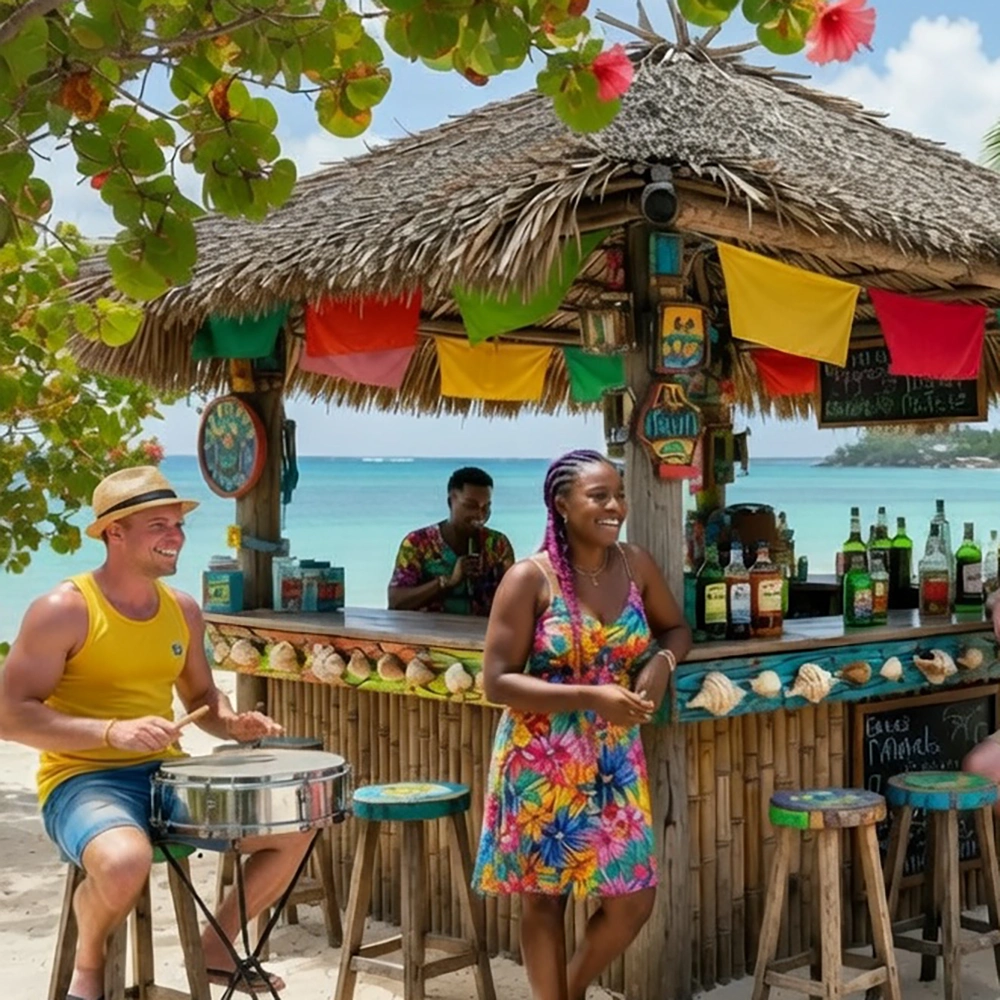 Grenada beach bar