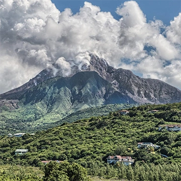 Montserrat volcano
