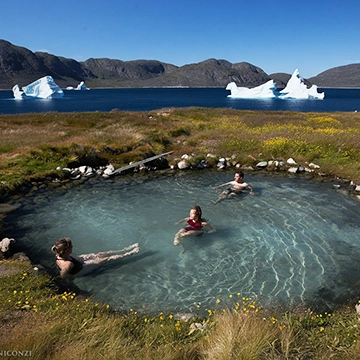 Las aguas termales de Uunartoq